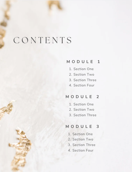 Canva-Style Course Creator Workbook Template | Editable Coaching Workbook | Social Media Content Planner